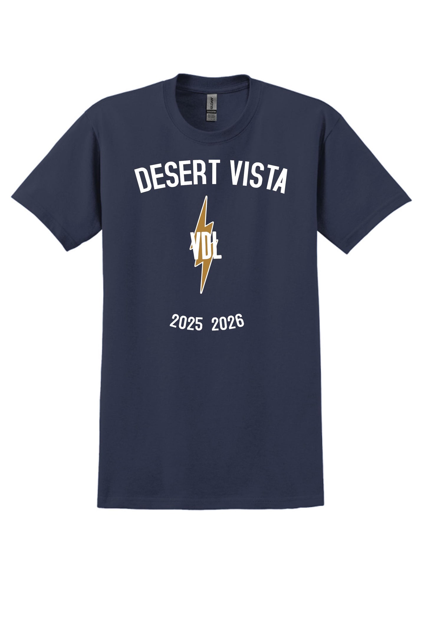 Short Sleeve Tee With 2025 Logo and Name