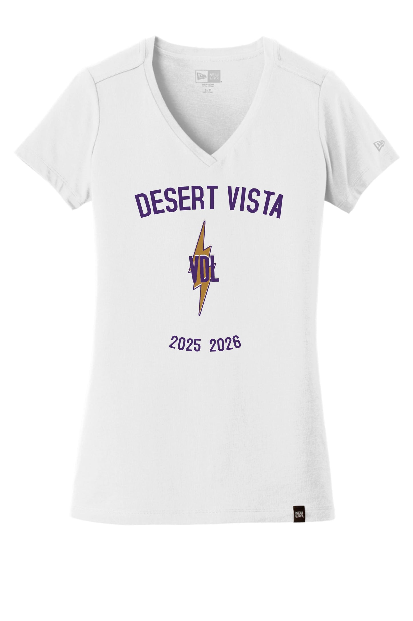 Ladies V-Neck Tee 2025 Logo