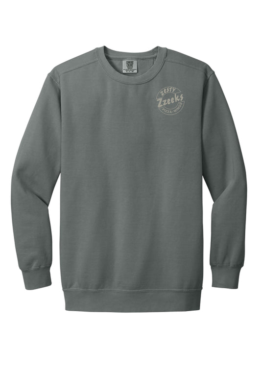 Zzeeks Comfort Color Cozy Embroidered Sweatshirt