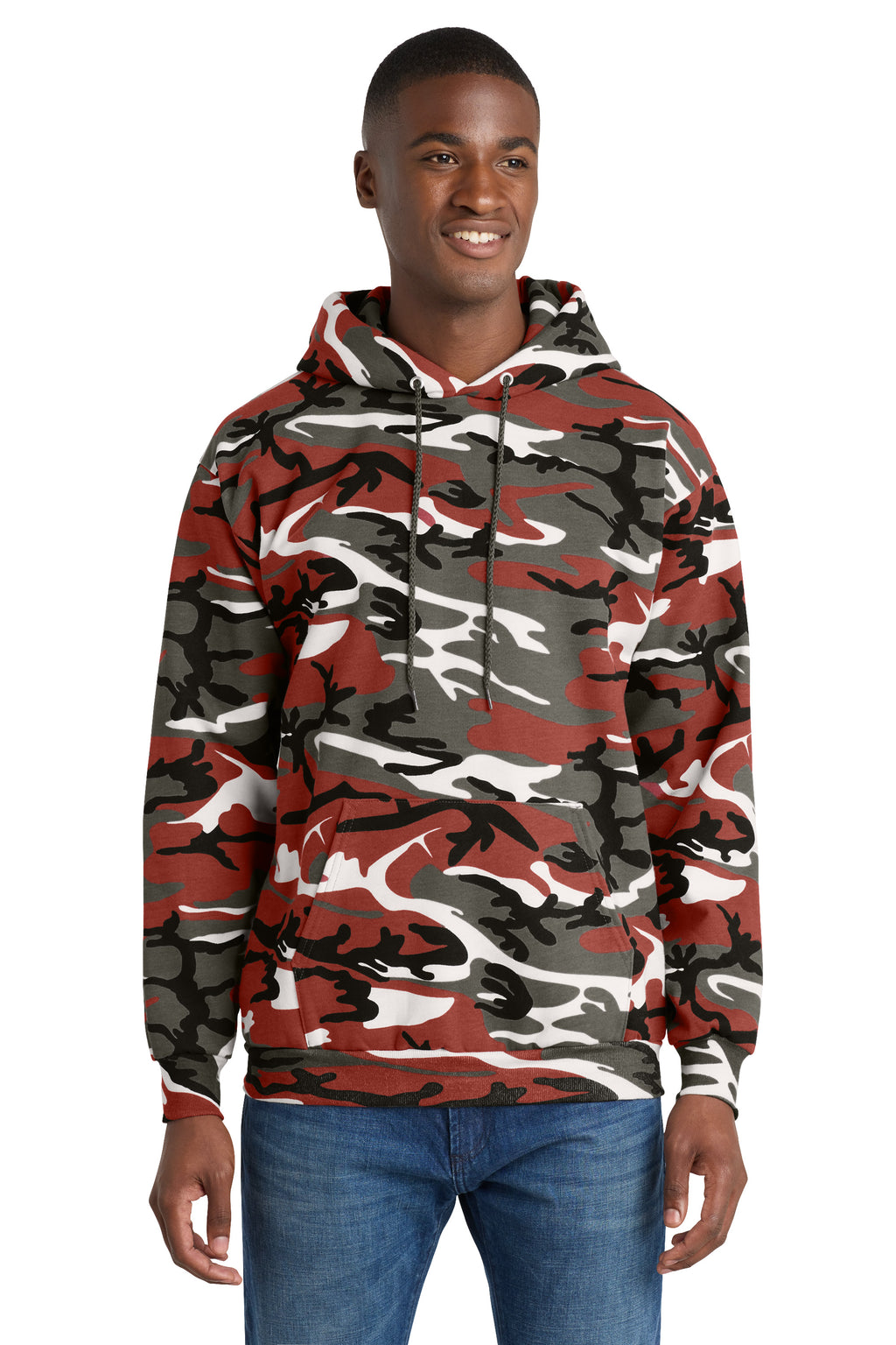 Camo Sweatshirt- Embroidered