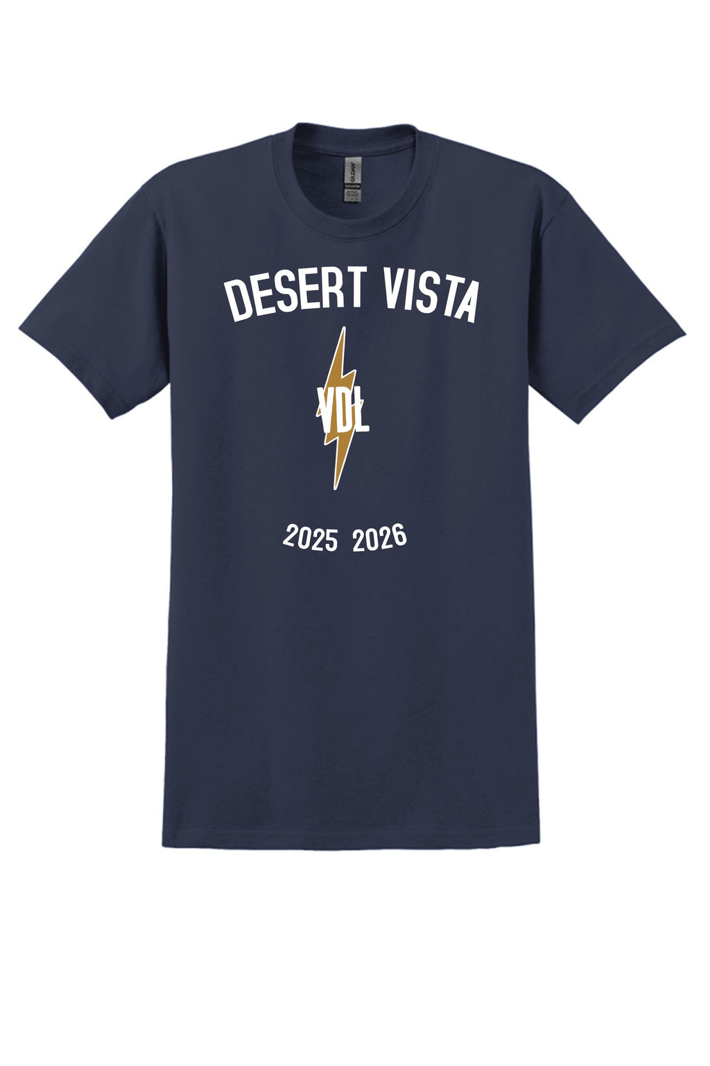 Short Sleeve Tee With 2025 Logo and Name