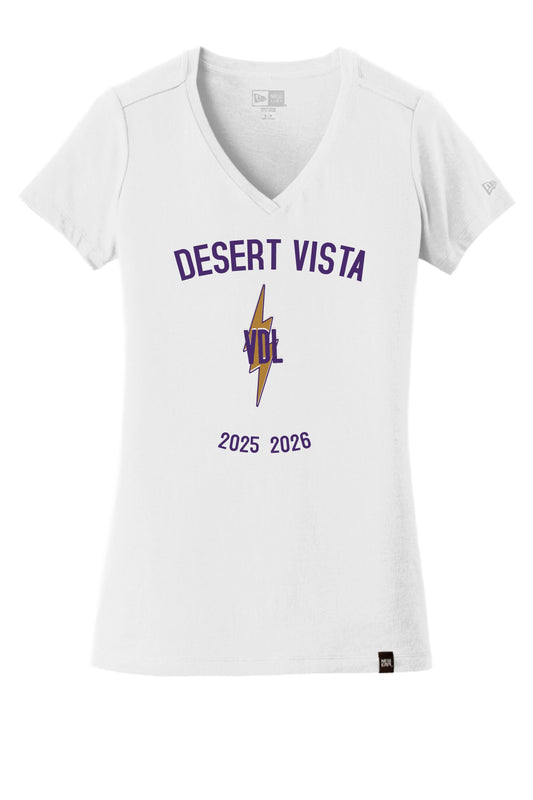 Ladies V-Neck Tee 2025 Logo