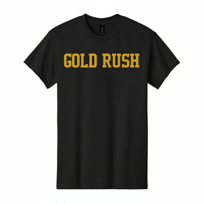 Gold Rush Varsity Tee (Gold Print)