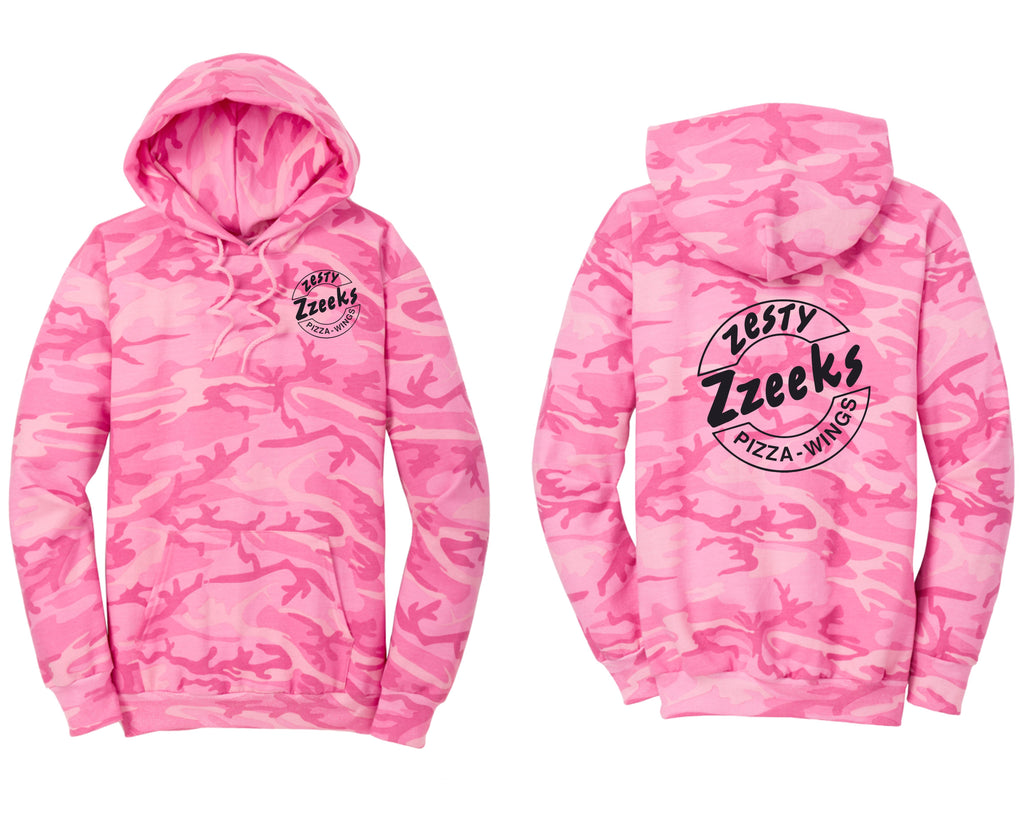 Camo Sweatshirt- Screen Printed